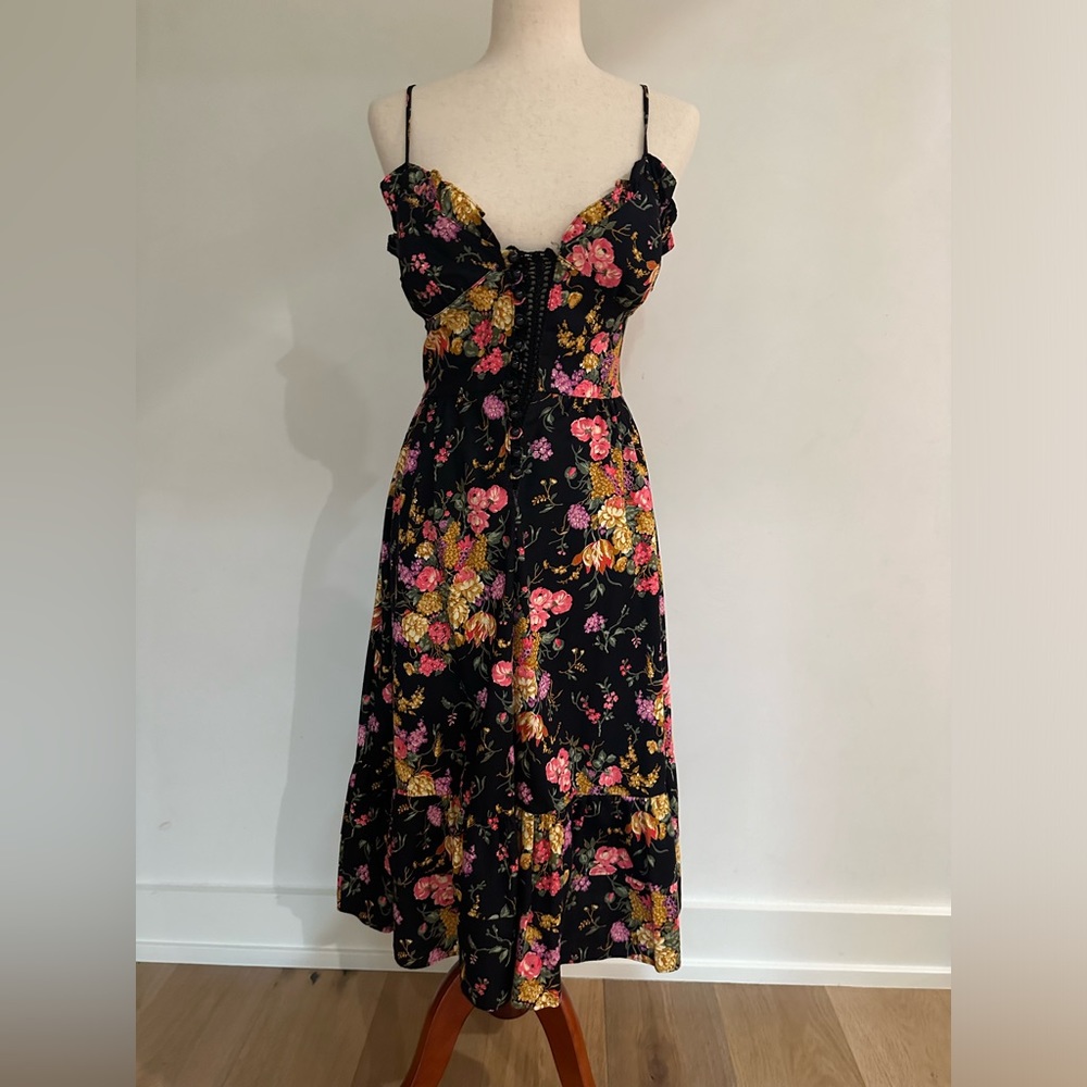 Vintage corset flower dress, excellent condition
